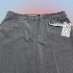 NICOLE MILLER Women’s 10 Gray ESSENTIAL EASY CARE PANT